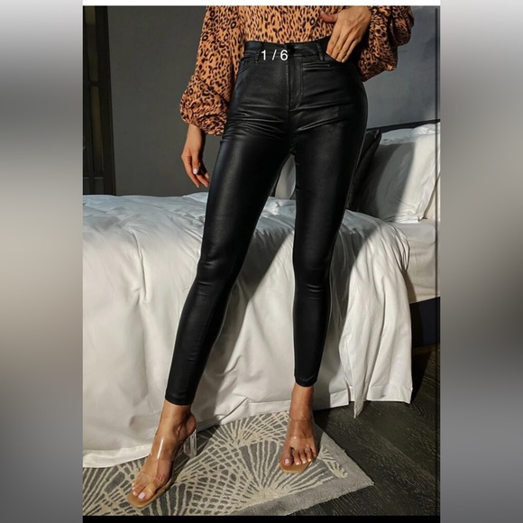 Leather skinny pants - Picture 2 of 4
